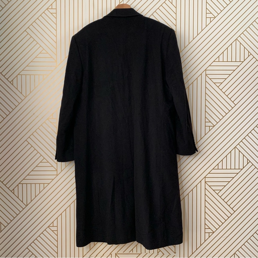 Daniel Cremieux 100% Cashmere Top Coat Overcoat 
Peacoat black 48L for Dillards - Picture 9 of 12